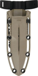 SOG Pentagon FX Tactical Knife - Full Tang S35VN TiNi Blade G10 Handle Ambidextrous MOLLE Sheath by SOG