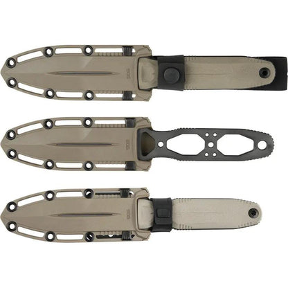 SOG Pentagon FX Tactical Knife - Full Tang S35VN TiNi Blade G10 Handle Ambidextrous MOLLE Sheath by SOG
