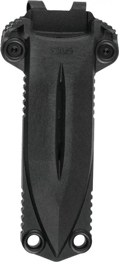 SOG Pentagon FX Covert Tactical Knife - 3.5in TiNi S35VN Blade With Black G10 Full Tang Ambidextrous MOLLE Sheath by SOG