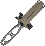 SOG Pentagon FX Covert Knife - 3.5in S35VN TiNi Blade G10 Handle Ambidextrous Mount For MOLLE Sheath by SOG