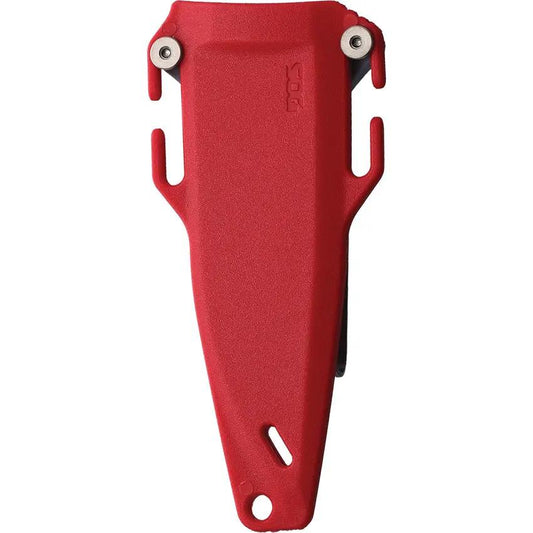 SOG Altair FX Fixed Blade Knife - TiNi Coated 154CM Blade, Red GRN Handle, MOLLE Sheath for Outdoorsmen by Sog