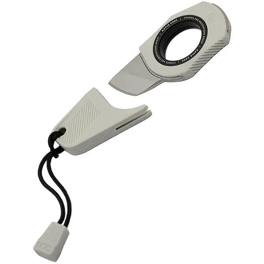 SOG Rapid Concrete Dust Knife Stainless Tanto 2.88in - Quick Deploy Sheath For Builders by Sog