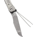 SOG Snippet Multi Tool 4.5 Inch EDC Compact Tool - Scissors Bottle Opener Tweezers File Screwdriver by SOG