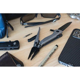 SOG Flash MT Multi Tool - EDC Ready Versatile Pocket Tool With Assisted Opening Blade Magnetic Bit Holder by Sog