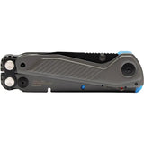 SOG Flash MT Multi Tool Cyan Assisted Opening One Handed Deployment With Wire Cutter And Magnetic Bit Holder For EDC by Sog