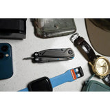 SOG Flash MT Multi Tool Cyan Assisted Opening One Handed Deployment With Wire Cutter And Magnetic Bit Holder For EDC by Sog