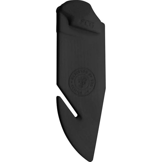SOG Ace Fixed Blade Knife - 4 Inch Clip Point Blade Stonewash Finish 8Cr13MoV Steel Durable Rubber Handle by SOG