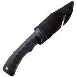 SOG Ace Fixed Blade Knife - 4 Inch Clip Point Blade Stonewash Finish 8Cr13MoV Steel Durable Rubber Handle by SOG
