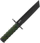 SOG BAR15C Combat Knife - Black PVD AUS-8 Blade with AR Ring, G10 Handle, Kydex Sheath for Tactical Outdoor by SOG