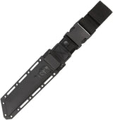 SOG BAR15C Combat Knife - Black PVD AUS-8 Blade with AR Ring, G10 Handle, Kydex Sheath for Tactical Outdoor by SOG