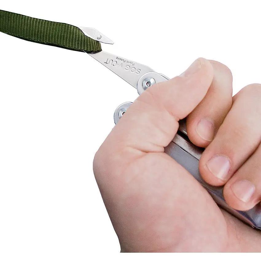 SOG PowerLock W V Cutter Nylon S Multi Tool - Built In Wire Cutter And Vinyl Cutter For Pros And DIY Enthusiasts by SOG