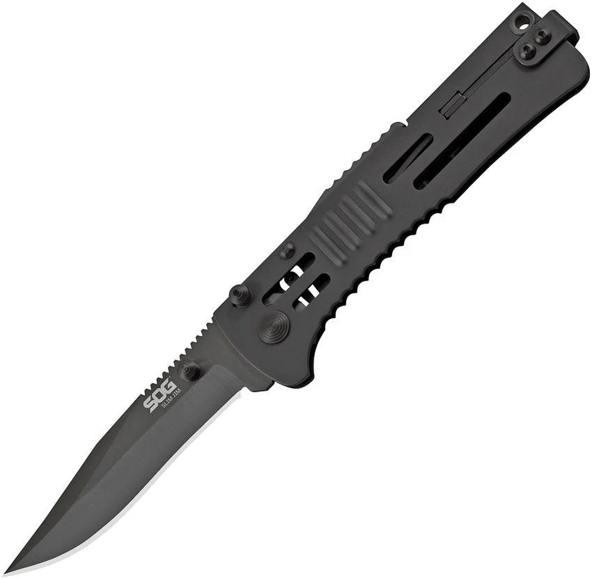 SOG Slimjim Lockback A/O Black SJ32-CP by SOG