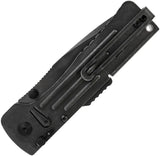 SOG Slim Jim 2.0 Lockback Assisted Opening EDC Knife - AUS-8 Blade With Black Stonewash Finish by SOG