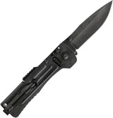 SOG Slim Jim 2.0 Lockback Assisted Opening EDC Knife - AUS-8 Blade With Black Stonewash Finish by SOG