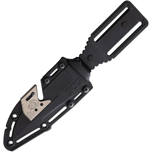 SOG Seal Strike Deluxe Knife - 5 Inch AUS-8 Black Blade, Full Tang Fixed Blade for Outdoor Enthusiasts by SOG