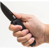 SOG Terminus Slipjoint Knife - 3-Inch BD1 Stainless Blade With Black G10 Handle For EDC by SOG