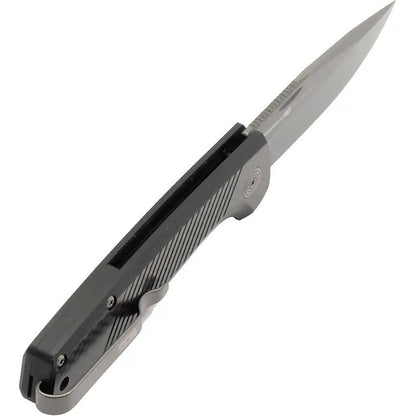 SOG Terminus SJ LTE Graphite Knife - TiNi D2 Blade Non Locking EDC Pocket Knife For Professionals by Sog