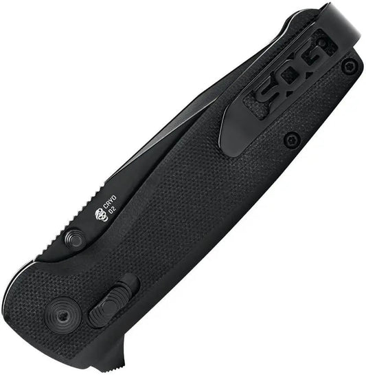 SOG Terminus XR G10 Folding Knife - D2 Blade For Everyday Carry And Rugged Performance by SOG