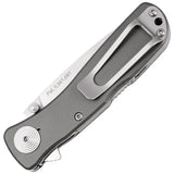SOG Twitch II Auto Satin Drop Point Folding Knife - Ultra Compact EDC Ready With Fast Deployment by SOG