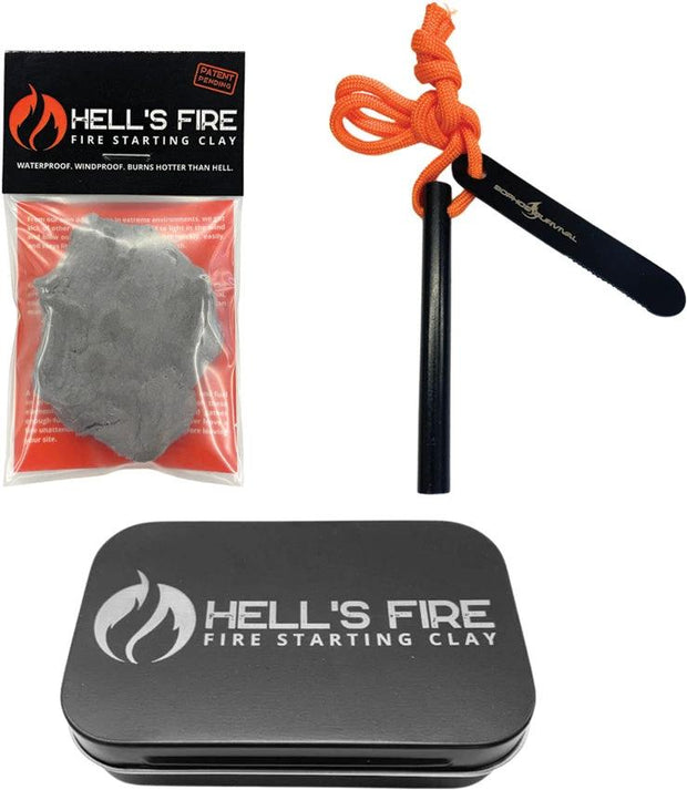 Hell's Fire Fire Starting Bundle HELLSFIRE-BUNDLE by Hell's Fire