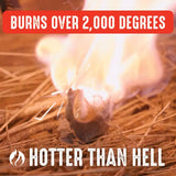 Hell's Fire Fire Starting Bundle - Waterproof Windproof Kit That Ignites At Any Temperature And Altitude by Hell's Fire