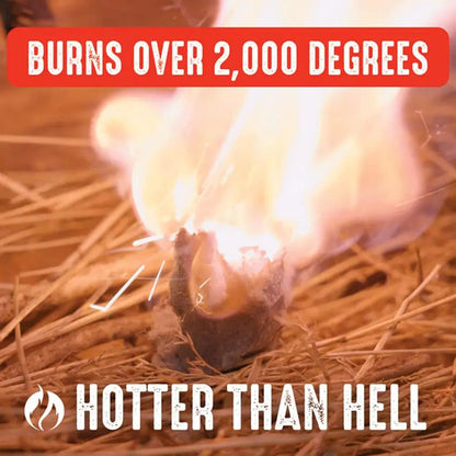 Hell's Fire Fire Starting Bundle - Waterproof Windproof Kit That Ignites At Any Temperature And Altitude by Hell's Fire