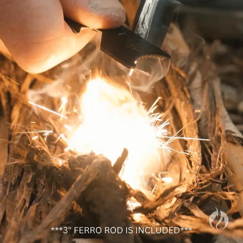 Hell's Fire Fire Starting Bundle - Waterproof Windproof Kit That Ignites At Any Temperature And Altitude by Hell's Fire