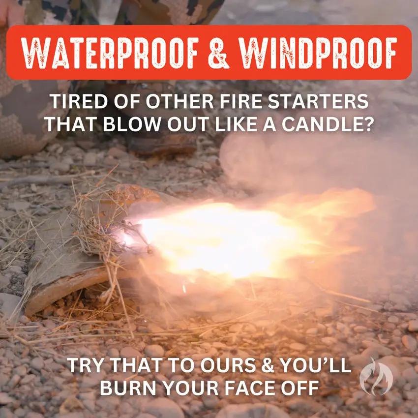 Hell's Fire Fire Starting Clay - Burns Over 2000 Degrees For Instant Ignition In Any Weather by Hell's Fire