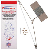 Speedhook Emergency Fish and Hunt Kit 7188 - Stainless Construction With 30ft 20lb Throw Line Size 10 Hook by Speedhook