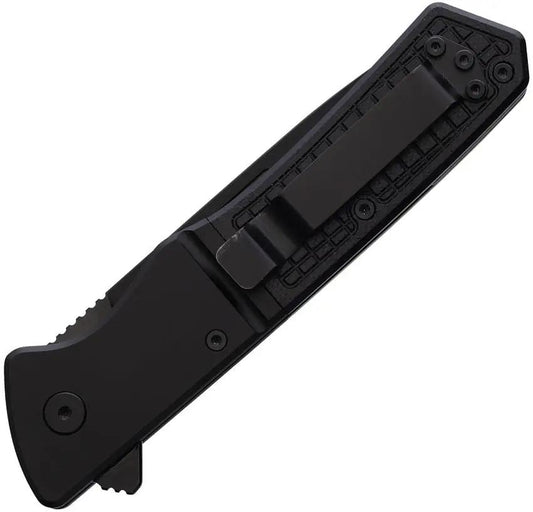 Se7en Plus Lizard Linerlock - Black D2 Tool Steel Drop Point Knife With G10 Handle by Se7en Plus