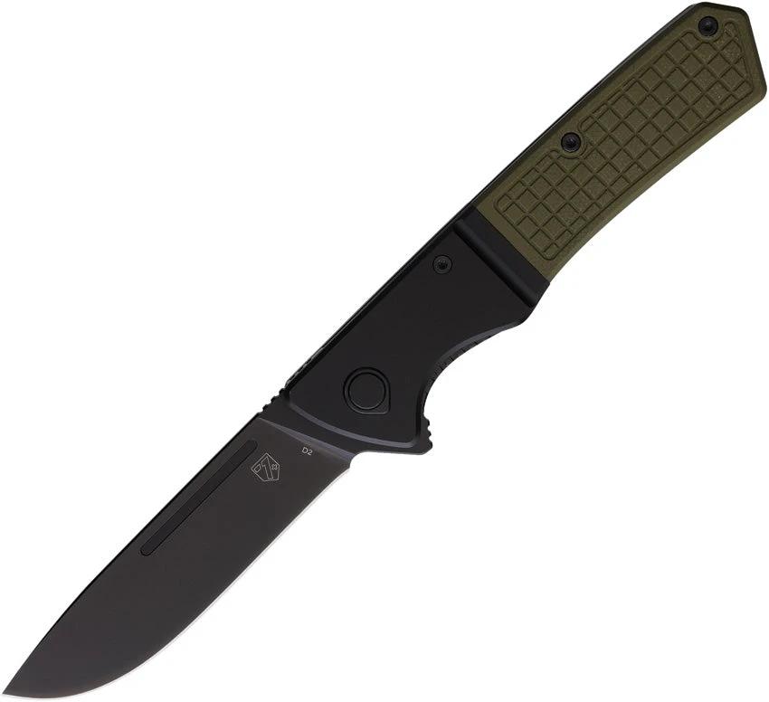 Se7en Plus Lizard Linerlock OD Green FDAG240507GN by Se7en Plus