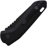 Se7en Plus Soldier Linerlock Black - D2 Tool Steel Modified Tanto Blade With G10 Handle by Se7en Plus