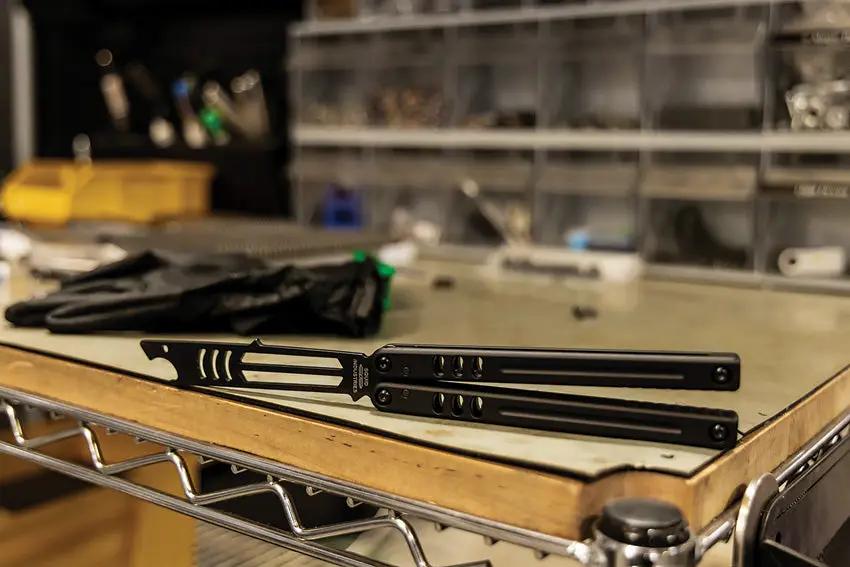 Squid Industries Mako V5 Trainer - Inked Black Finish with Aluminum Handle and Bottle Opener by Squid Industries