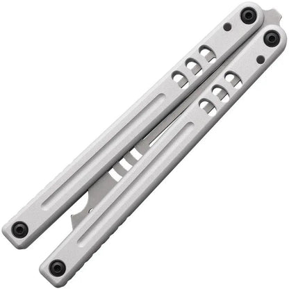 Squid Industries Mako V5 Trainer - Satin Finish Blade Silver Aluminum Handle Bottle Opener Included by Squid Industries