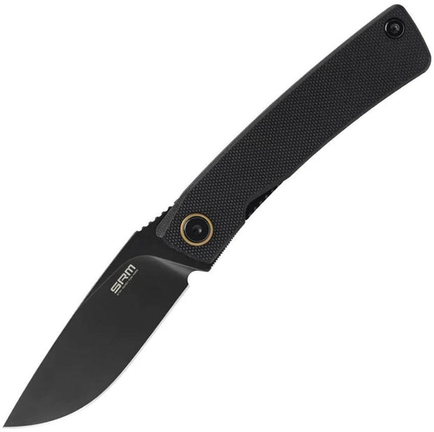 SRM Knives Air Linerlock Black G10 105M-GB by SRM Knives