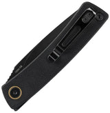 SRM Knives Air Linerlock - Black G10 Handle And 3 Inch 14C28N Sandvik Blade, 4 Inch Closed by SRM Knives