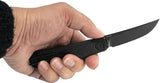 SRM Knives Enso Linerlock Black 131M-GB - 4 Inch Closed, 2.88 Inch 14C28N Sandvik Stainless Blade, Black G10 Handle by SRM Knives