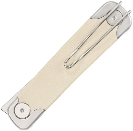 SRM Knives Enso Linerlock Tan 131M-GT - 14C28N Sandvik Stainless Blade Bead Blast Finish G10 Handle by SRM Knives