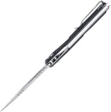 SRM Knives Mirage 239X Ambi Lock Knife - Black G10 Handle With D2 Blade Pocket Clip by SRM Knives