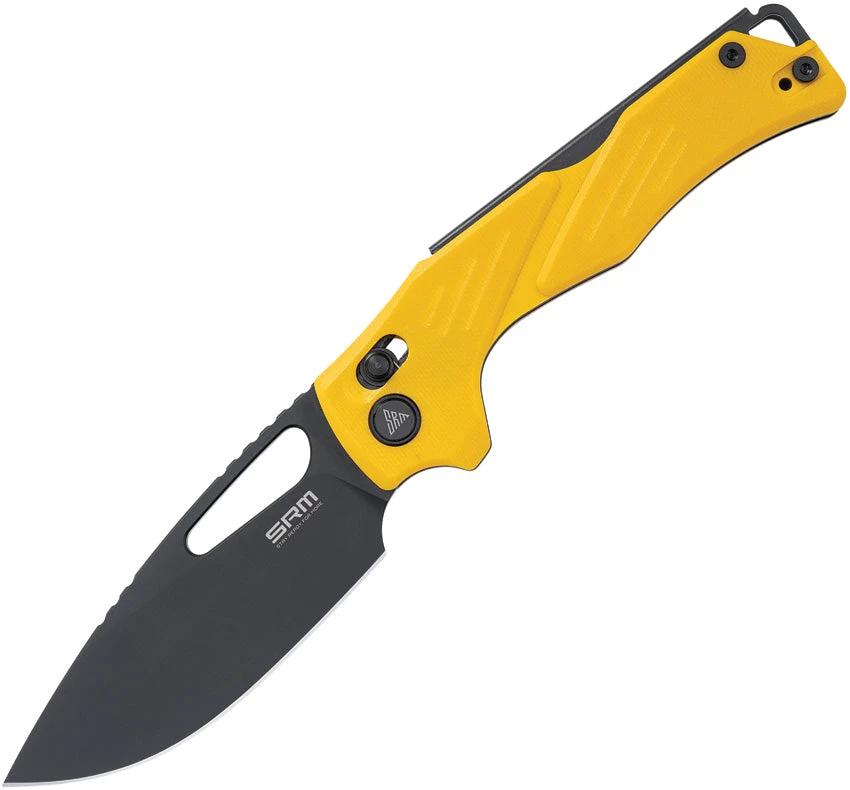 SRM Knives Mirage 239X Ambi Lock Yellow 239X-GY by SRM Knives