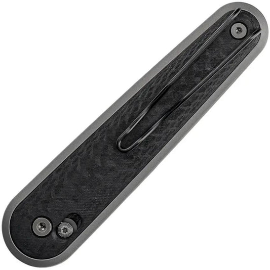 SRM Knives Twin 251MB AmbiLock Knife Carbon Fiber Handle With Bohler N680 Dagger Blade 4in Closed by SRM Knives