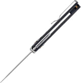 SRM Knives 255L Ambi Lock CF 255L-CB2 - Ambidextrous Locking Knife With Carbon Fiber Handle by SRM Knives