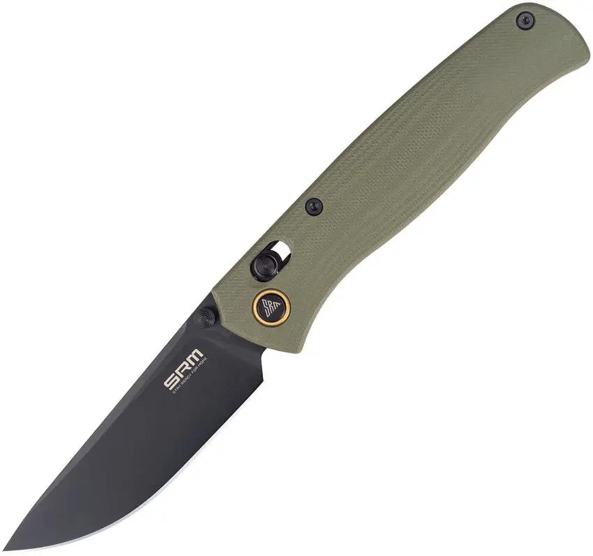 SRM Knives Medal Ambi Lock Green 255L-GP2 by SRM Knives