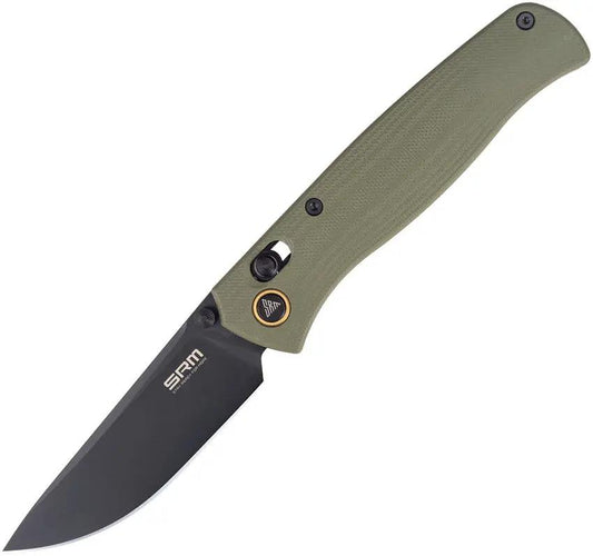 SRM Knives Medal Ambi Lock Green 255L-GP2 by SRM Knives