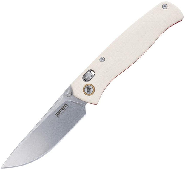 SRM Knives 255L-GK Ambi Lock White 255L-GT2 by SRM Knives