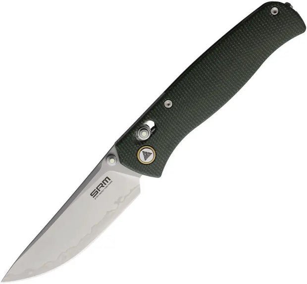 SRM Knives Medal Ambi Lock Green Mic 255L-MG2 by SRM Knives