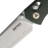 SRM Knives Medal Ambi Lock Green Mic 255L-MG2 by SRM Knives