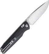 SRM Knives 258L Ambi Lock 258L-GB - Ambidextrous Lock Knife With 3.5 Inch D2 Blade And Black G10 Handle by SRM Knives