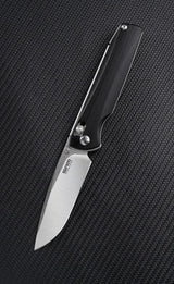 SRM Knives 258L Ambi Lock 258L-GB - Ambidextrous Lock Knife With 3.5 Inch D2 Blade And Black G10 Handle by SRM Knives