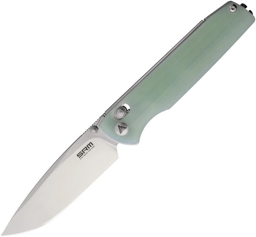 SRM Knives 258L Ambi Lock Jade 258L-GC by SRM Knives